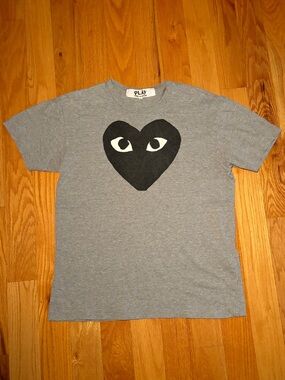 Comme des Garçons Gray Logo Tshirt